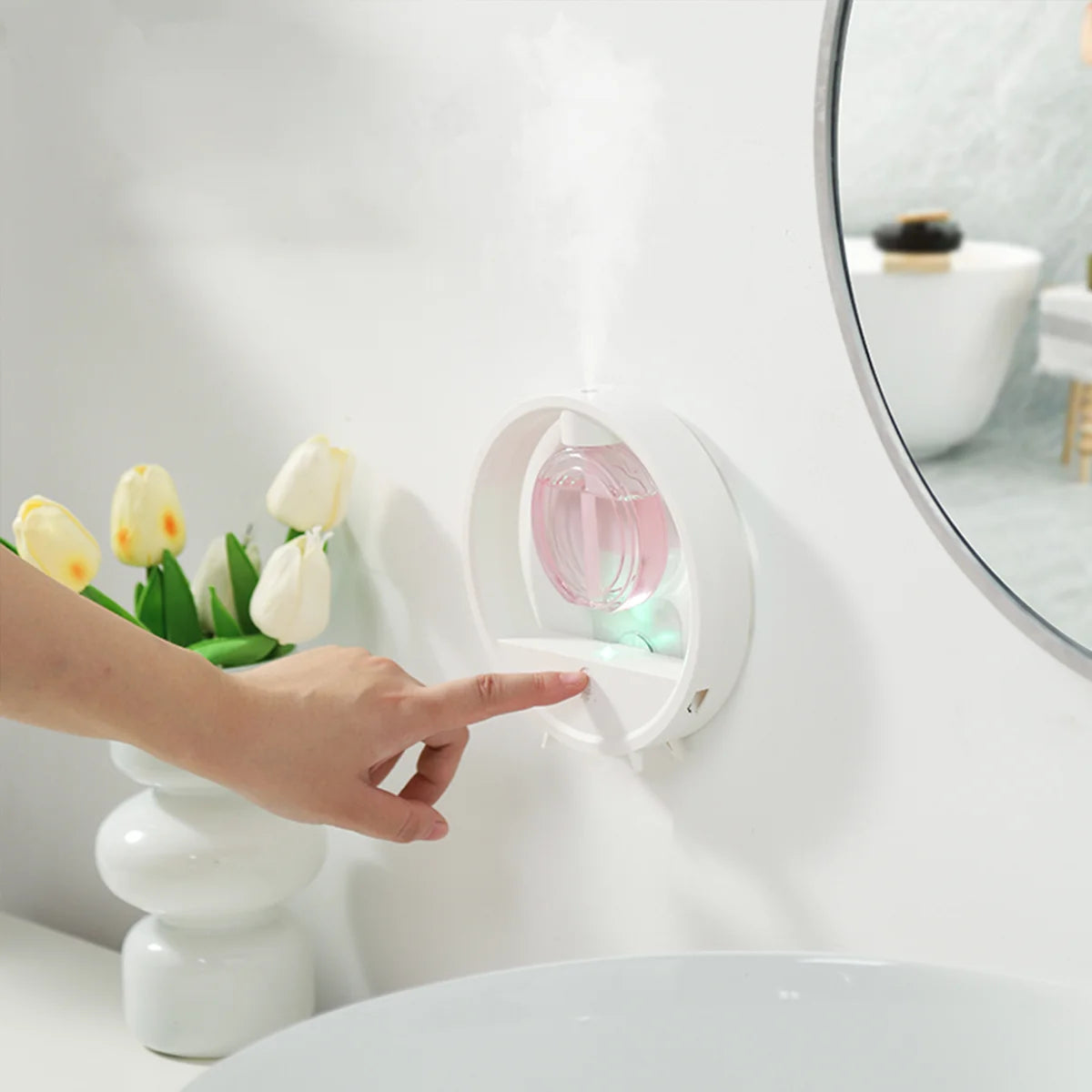 Rechargeable Models of Intelligent Aromatherapy Machine Home Automatic Fragrance Spray Machine Freshener Deodorant Fragrance