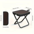 Portable Folding Stool Lightweight Camping Chair Foldable Seat for Fishing Hiking Travel Outdoor & Indoor Use