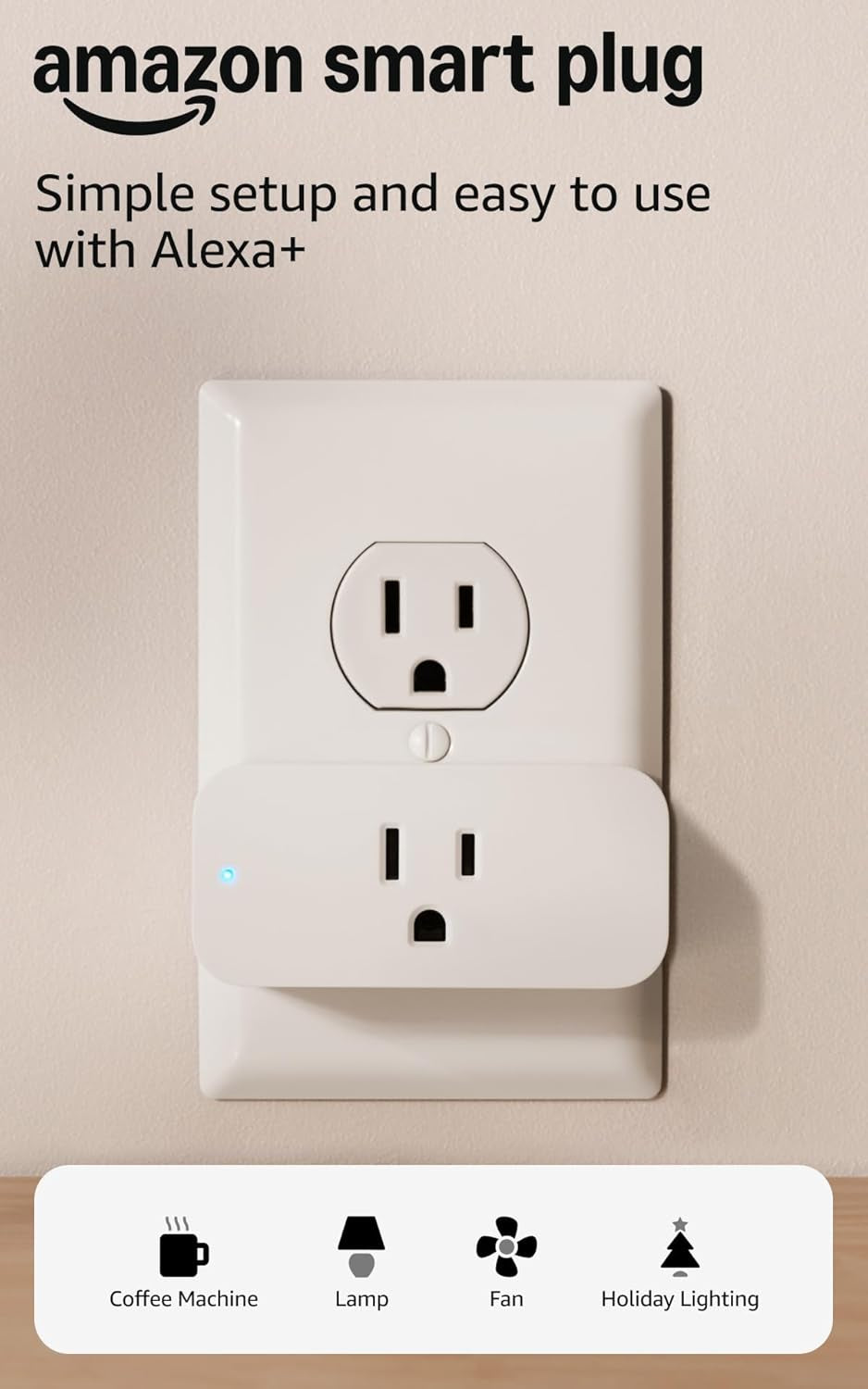 Smart Plug, Works with Alexa, Simple Setup, Endless Possibilities