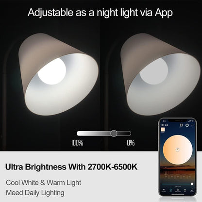 Surplife App Smart Wifi Light Bulb-9W