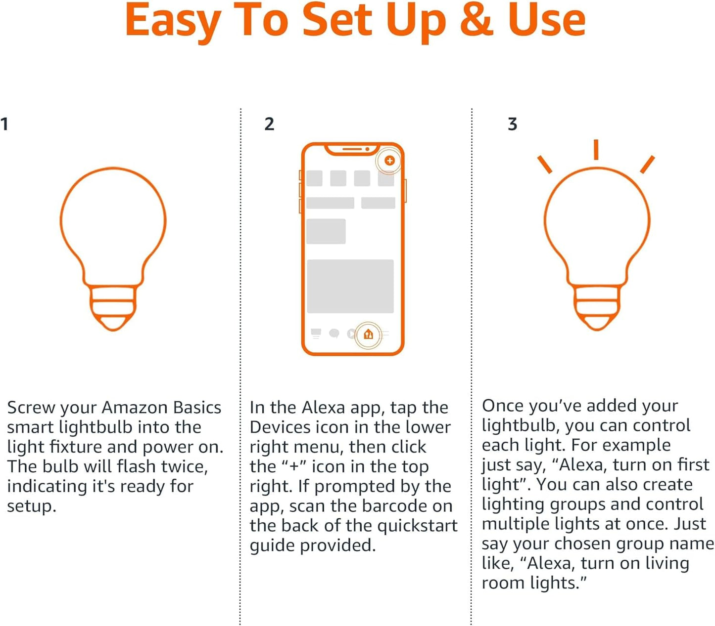 Echo Pop with  Basics Smart Color Bulb