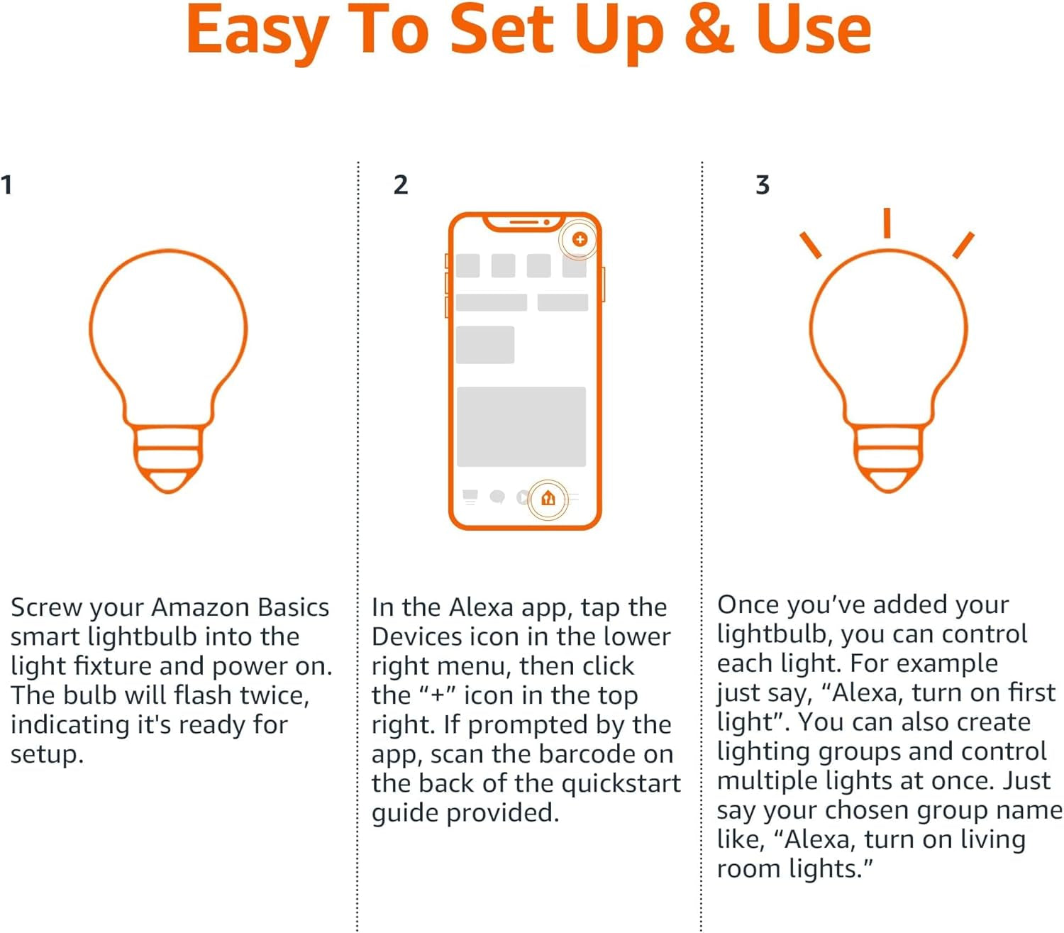 Echo Pop with  Basics Smart Color Bulb