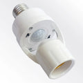 PIR Motion Sensor Lamp Holder E27 Smart Light Bulb Holder Adapter Auto On/Off Motion Light Socket for Porch Staircase Basement