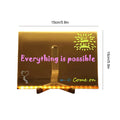 Light up Acrylic Message Board Rewritable DIY Children'S Glowing Drawing Board Message Lamp with 7 Colorful Pens