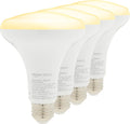 Smart BR30 LED Light Bulbs for Bedroom Living Room, Dimmable Soft White (2700K), 9W (60W Equivalent), 800LM, Voice Control, Works with Alexa Only, 2.4 Ghz Wi-Fi, No Hub Required, 4-Pack