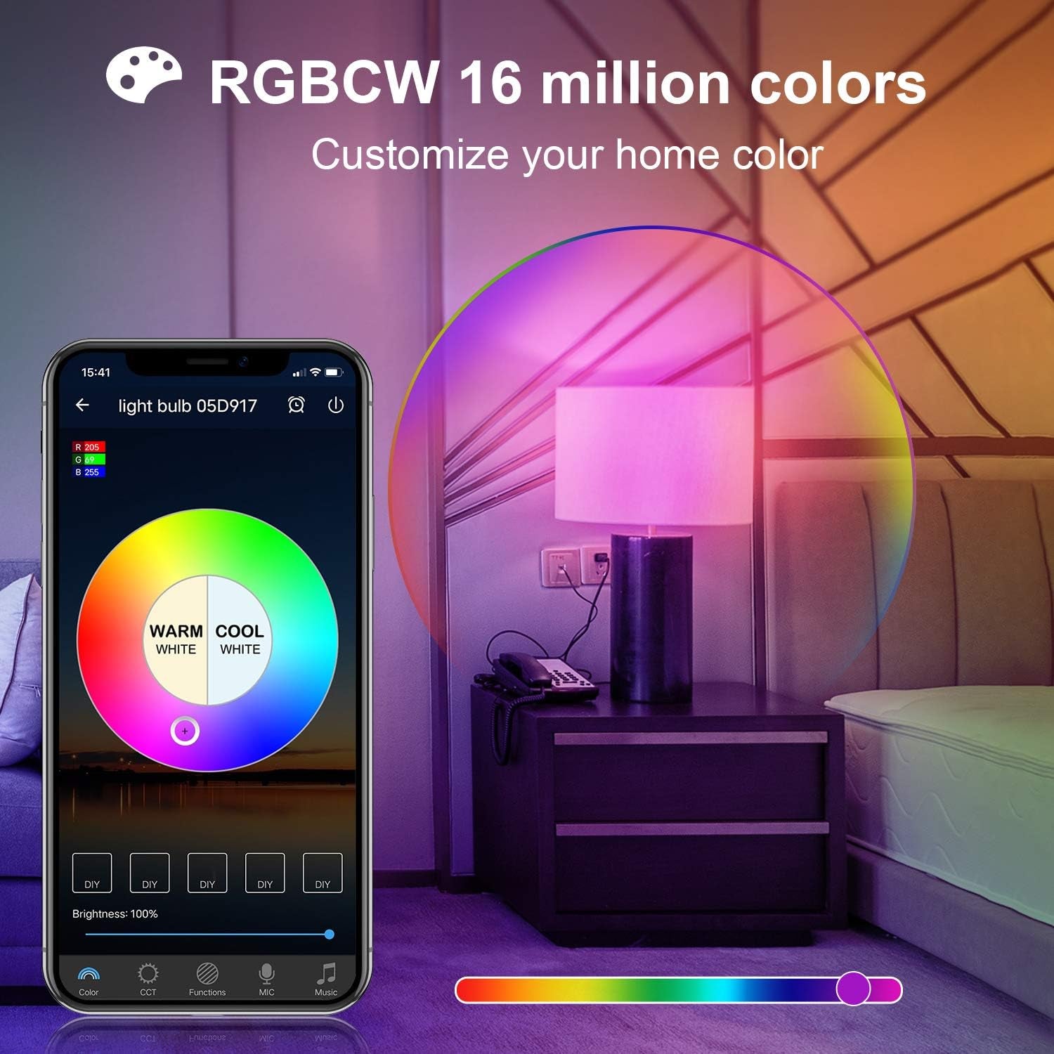 Surplife App Smart Wifi Light Bulb-9W