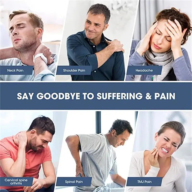 Neck and Shoulder Relaxer Cervical Chiropractic Traction Device Advanced Cervical Traction Device Remedial Pillows